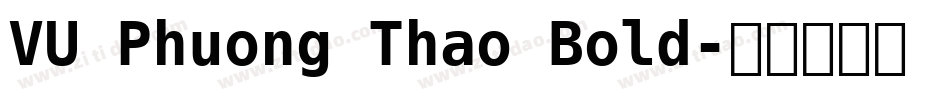 VU Phuong Thao Bold字体转换